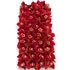 Kép 2/3 - Mű cymbidium fejek tálcán 40 db szatén 12 cm - vörös összes