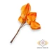 Kép 4/4 - Mű lampionvirág pikk 6 db 14 cm - narancs hátul