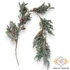 Kép 3/3 - Mű zöld eichholz madárbirs girland 167 cm - sötétzöld álló