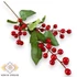 Kép 1/4 - Mű zelnicemeggy ág hungarocell 50 cm - piros szemből