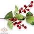 Kép 2/4 - Mű zelnicemeggy ág hungarocell 50 cm - piros közeli