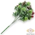 Kép 3/3 - Mű zöld bojtorjános koldustetű csokor 5 szál 30 cm - havas hátul