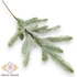 Kép 1/4 - Mű zöld ezüstfenyő ág 64 cm - csillámos szemből