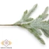 Kép 2/4 - Mű zöld ezüstfenyő ág 64 cm - csillámos közeli