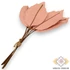 Kép 3/4 - Mű metál magnólia levél köteg selyem 6 szál 41 cm - arany hátul