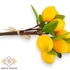 Kép 3/4 - Mű citrom köteg 5 szál 35 cm - sárga közeli