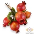 Kép 1/4 - Mű gránátalma köteg 3 szál 34 cm - piros szemből