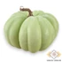 Kép 3/3 - Mű cucurbita maxima bevonatos 23 cm - almazöld oldalt
